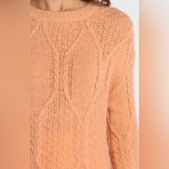 Petal & Pup Maripa Knot Textured Knit Sweater – Peach – Size Small - Picture 3 of 4